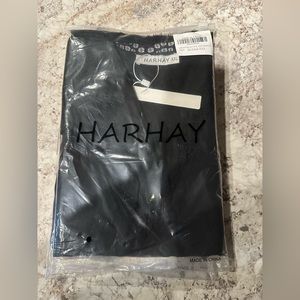 Black V Neck Evening Tank Top